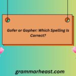 gofer or gopher